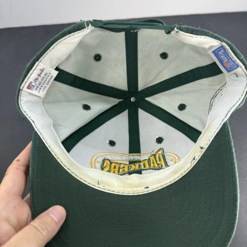Vintage Green Bay Packers Hat Cap The Game Team NFL